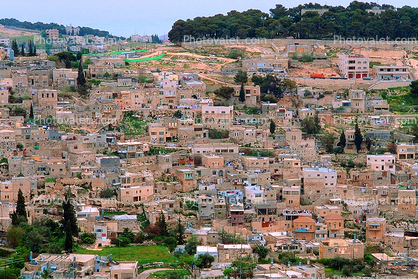 Homes, Houses, buildings, hill, Cityscape, Jerusalem