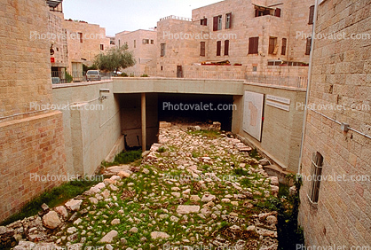 entrance to the Underground City, Jewish Quarter, Old City of Jerusalem