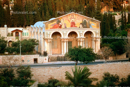 Gethsame, Church of All Nations, Tilework, Jerusalem