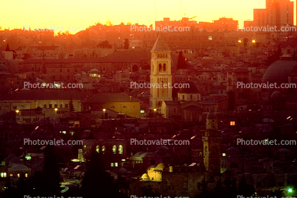 The Old City, Jerusalem, Dusk, Dawn, Twilight