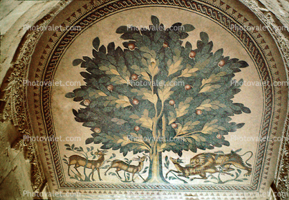 Fresco, Omayyad Palace, Jericho