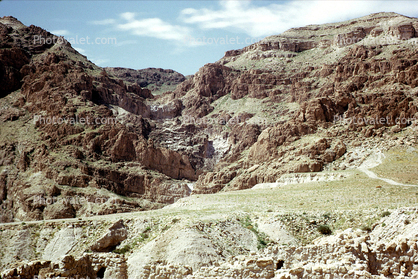 Where the Dead Sea Scrolls were discovered, Qumran, Dead Sea