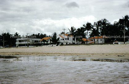 Beach, sand, buildings