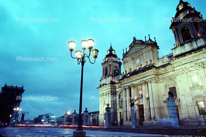 Catedral Primada Metropolitana, Metropolitan Cathedral, Parque Central, Guatemala City