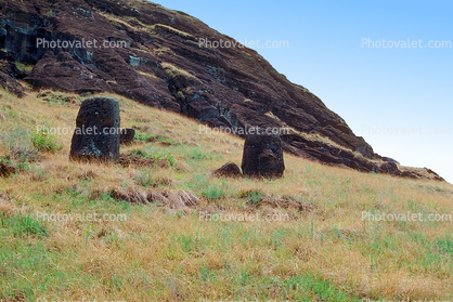 Easter Island, Statue, Moai, Face, Rock, Stone, Rapa Nui National Park, landmark