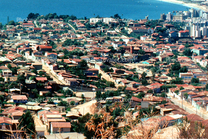 Homes, Houses, Valparaiso, Pacific Ocean