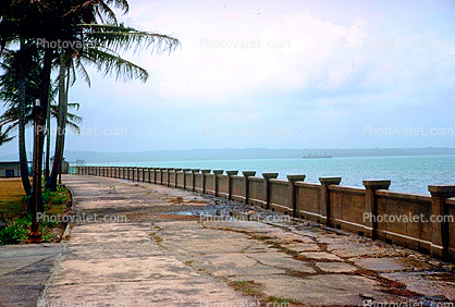 Atlantic Ocean Entrance to Panama Canal, 1950s