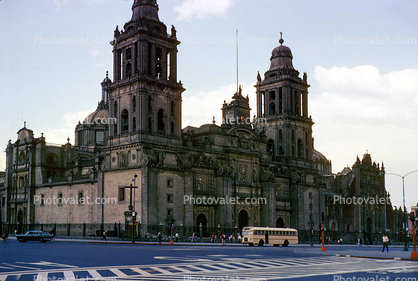 Cathedral of Mexico, The Metropolitan Cathedral of the Assumption of Mary of Mexico City, Catedral Metropolitana de la Asuncion de Maria, May 1963