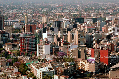 Skyline, cityscape, buildings, Chapultepec