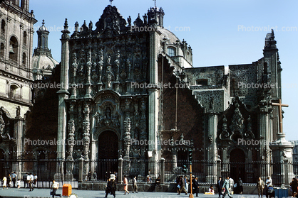 Cathedral of Mexico, The Metropolitan Cathedral of the Assumption of Mary of Mexico City, Catedral Metropolitana de la Asuncion de Maria, March 1967, 1960s