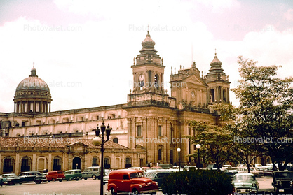 Cathedral, Cars, automobile, 1950s