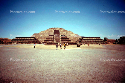 Pyramid of the Sun, Teotihuacan, Hidalgo, 1950s