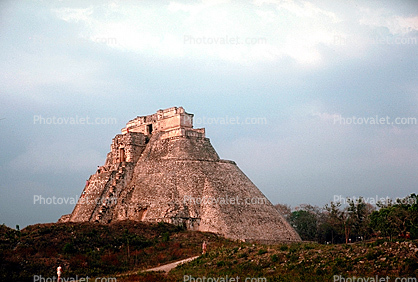Pyramid of the Magician, Uxmal, 1950s