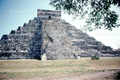 El Castillo, Pyramid, Chichen Itza, 1950s