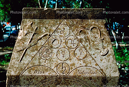 zodiac, Chichen Itza, bar-relief