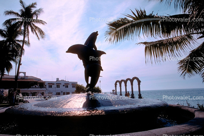 Dolphin Sculpture, Puerto Vallarta