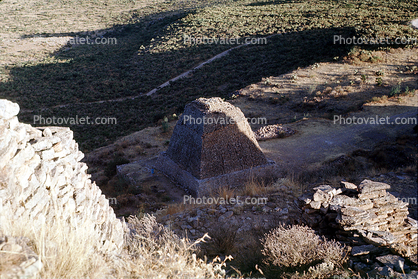La Quemada, Ruinas de Chicomostoc, Ruins, Pyramid, Zacatecas
