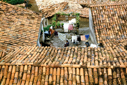roof tiles, red rooftops, Taxco