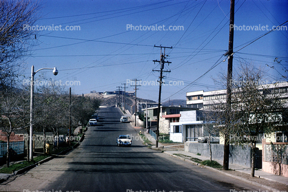 Ciudad de Juarez, Chihuahua, cars, automobiles, vehicles, December 1963, 1960s