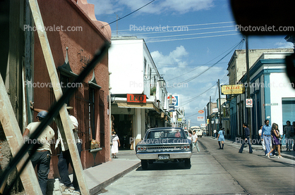 Cars, automobile, vehicles, Puerto Vallarta, August 1973, 1970s