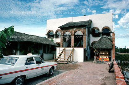 Home, house, building, Cars, automobile, vehicles, Mazatlan, Sinaloa, October 1976, 1970s