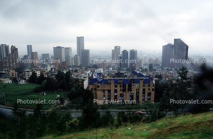 Cityscape, buildings, skyline, Bogota, city