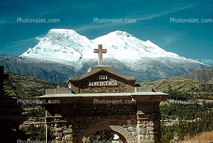 Beneficencia, 1857, Huascaran, or Nevado Huascar?n, Yungay, Peru, Andes Mountain Range, Cordillera Blanca range of the Western Andes