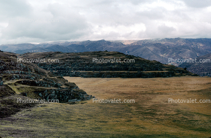 Stone Fences, Hills, Mountains, Sacsahuaman