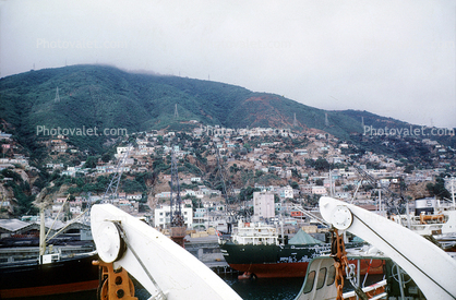 Davits, Town, City, Harbor, Hill, Mountain, Caracas, Venezuela