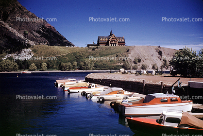 Docks, Building, Hotel, Banff, 1940s