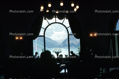 Lake Louise, Mountains, Window, Curtains, Chateau Lake Louise Hotel, building, Banff