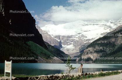 Lake Louise, Mountains, Forest, Banff