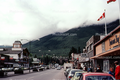 Banff Avenue, cars, automobiles, vehicles