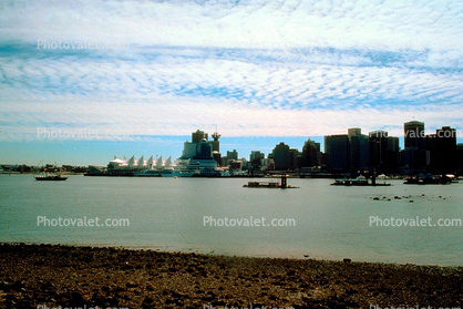 Cityscape, skyline, buildings, Harbor, Vancouver