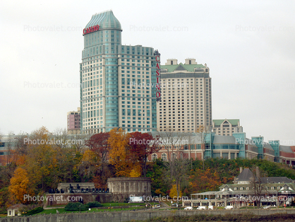 Sheraton Hotel, Casino Tower, Niagara Falls City, cityscape, buildings
