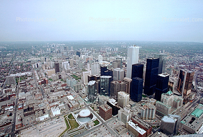 Toronto Skyline, buildings, Cityscape, skyscrapers, 4 May 1985