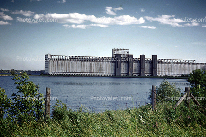 Grain Elevator, Pier, Harbor, Saint Lawrence River, Prescott