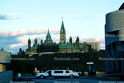 Peace Tower of the Parliament of Canada, government building, Ottawa River, landmark