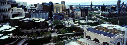Rideau Canal Panorama, cityscape, syline, buildings
