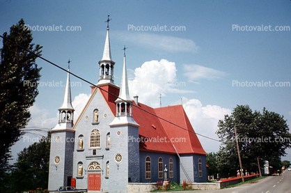 Gaspe Church, building, June 1964, 1960s