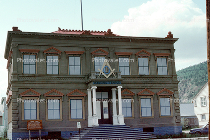 Carnegie Library, Masonic Lodge, building, Dawson City