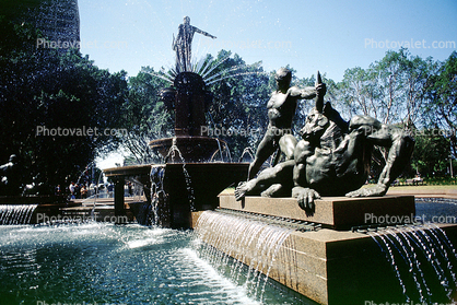 Water Fountain, aquatics, Statues, landmark