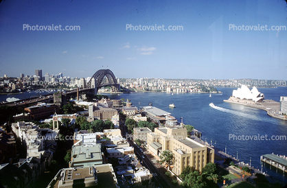 Sydney Opera House, Sydney Harbor Bridge, Steel Through Arch Bridge, December 2003