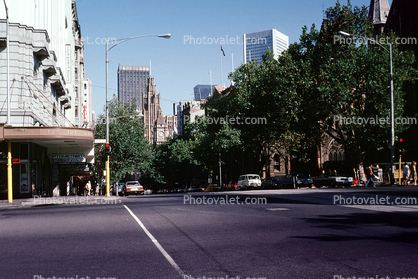 downtown Melbourne, April 1982