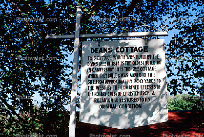Deans Cottage, Christchurch