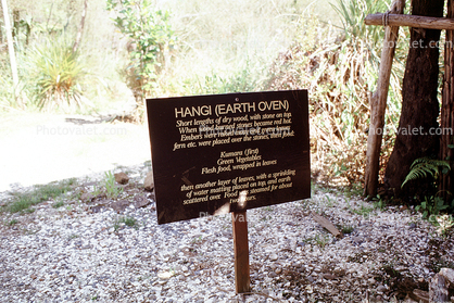 Hangi, Earth Oven, Maori Village, Coromandel Peninsula