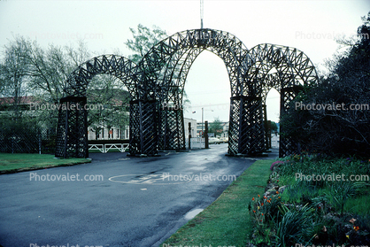 Prince's Arch and Gateway, Gate, Lattice Work, Archway, Rotorua, famous landmark