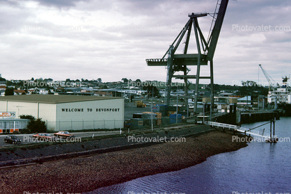 Devonport, Harbor, Cranes, Dock