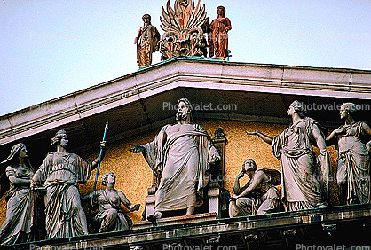 building detail, Parliament Building, frieze, Vienna