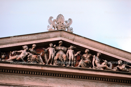Parliament Building, Statues, Frieze, Vienna